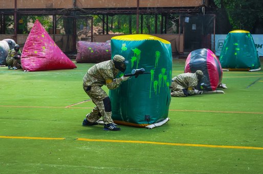 Paintball at the Hyperion active recreation center. Relax at a discount