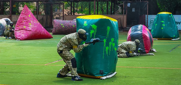 Paintball at the Hyperion active recreation center. Relax at a discount