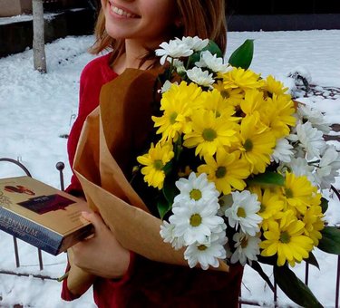 Букети на день народження «ff» з доставкою по знижці