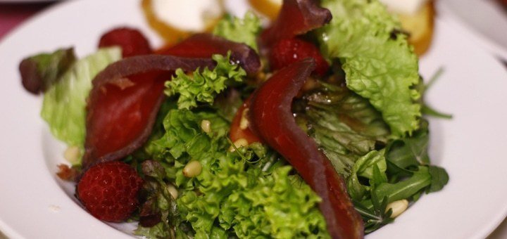 Dish at the Chateau Galerie Restaurant. Try for a discount