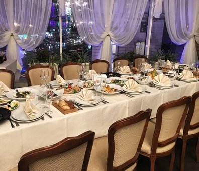 Interior of the restaurant &quot;panorama lounge&quot; in kharkov 2