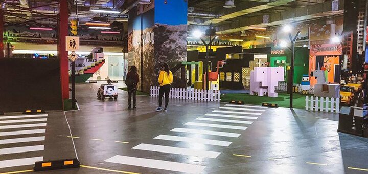 «Turbo Pixel City» - детский парк автогородок в Киеве 2