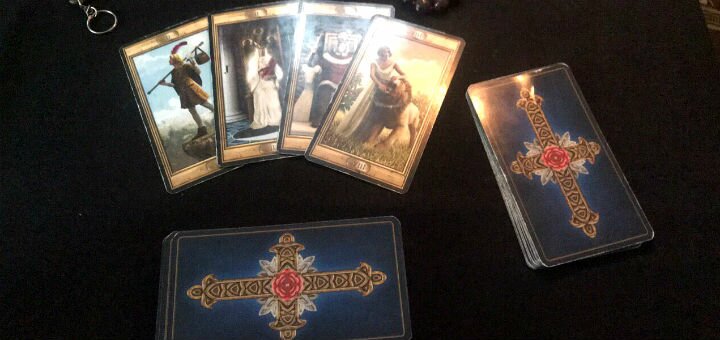 The layout of the Tarot cards in Odessa. Please contact Natalia Orlova for the promotion.