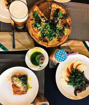 Promotion for italian cuisine at the parmesan restaurant in mariupol. book with a discount