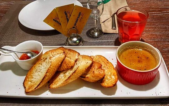 Italian cuisine at the parmesan restaurant in mariupol. book with a discount