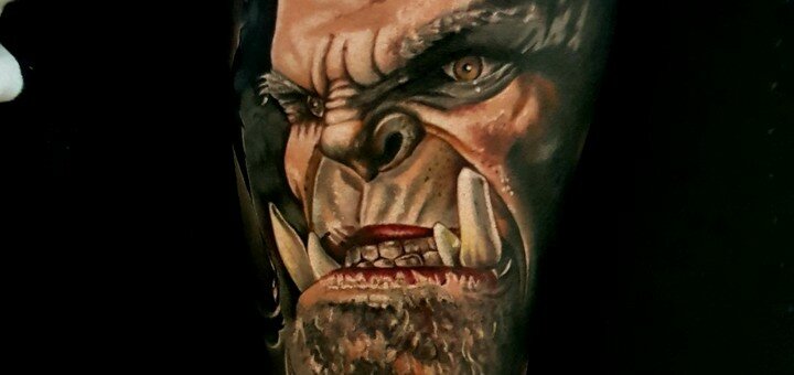Overlapping of old tattoos in the «Fusion» tattoo studio in Kiev. Sign up for the promotion.