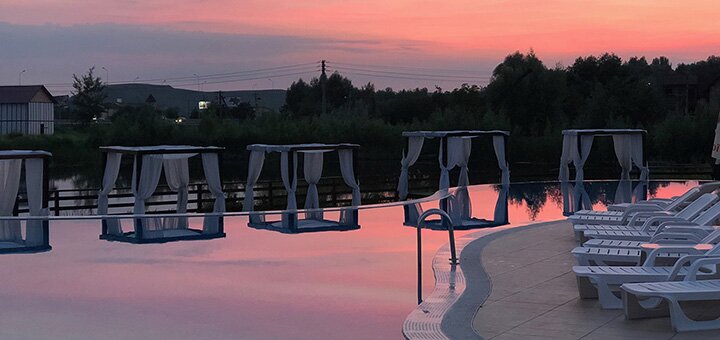 "Biruza Beach Club" - Beach resort in Kiev. Order at a discount.