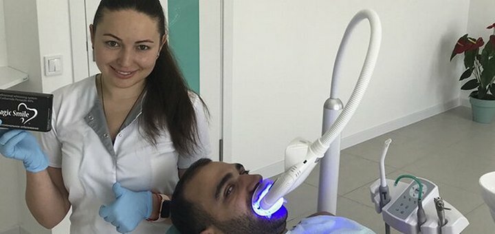 Teeth whitening in the &quot;dental beauty clinic&quot; in kharkov. sign up for a promotion.