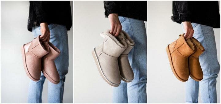 Женские угги в магазине «Plagio store». Купить со скидкой.