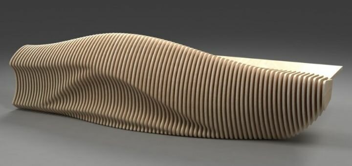 Parametric bench from the depdecor studio in kiev. order with a discount.