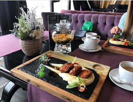 Discounts on all menus of the panorama lounge restaurant in kharkov 1