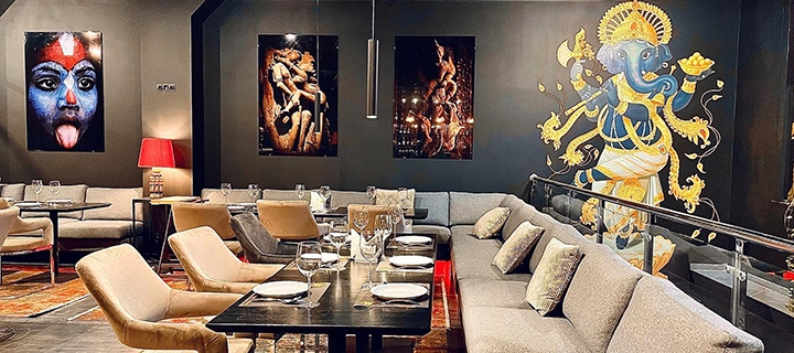Bombay New Palace restaurant promotional menu