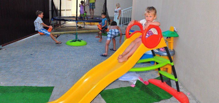 Children's playground at the Iceberg Hotel in the Iron Port. Book trips to the Black Sea at a discount.