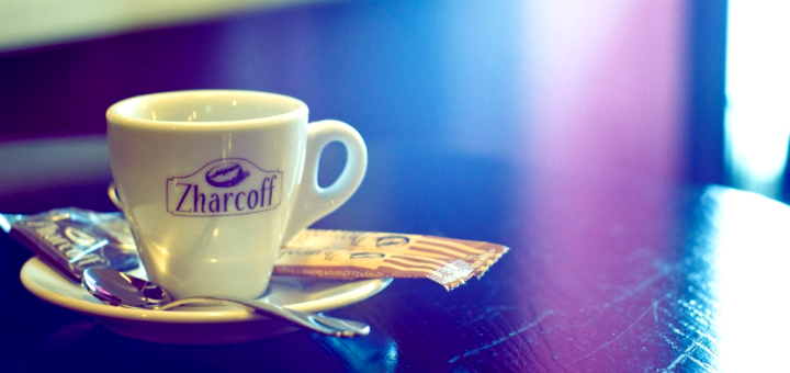 Coffee and tea in Zharcoff coffee shops in Vinnitsa. Order a menu and drinks for the promotion.