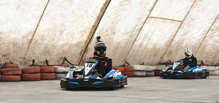  Картинг-клуб SkyMall Karting Kiev. Посещайте по акции 40