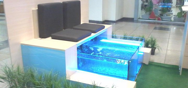 Peeling massage with fish &quot;doctor&quot; garra rufa, visit with a discount 3