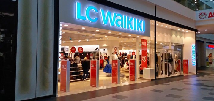 Discounts for the entire assortment of the lc waikiki store