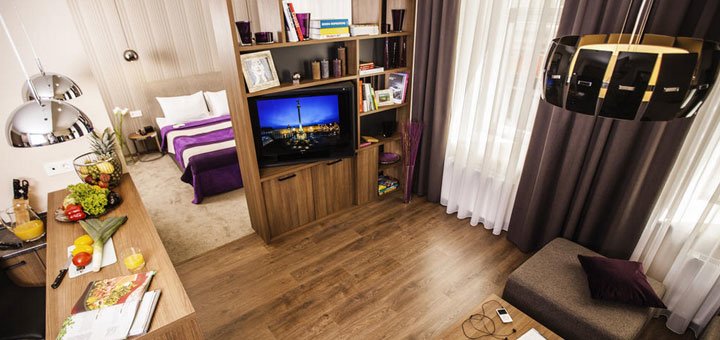 Номер в отеле «Senator Apartaments Maidan» в центре Киева. Забронировать номер со скидкой