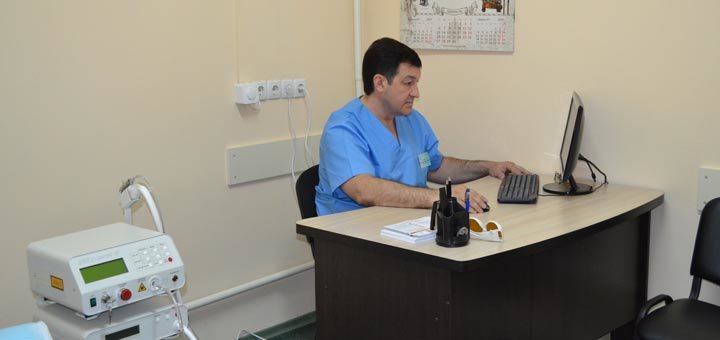 Рецепция клиники «Laser Medical». Записывайтесь со скидкой 2