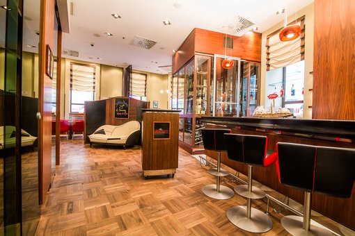 Ресторан «Mille Miglia Ristorante & Enoteca». Фото интерьера