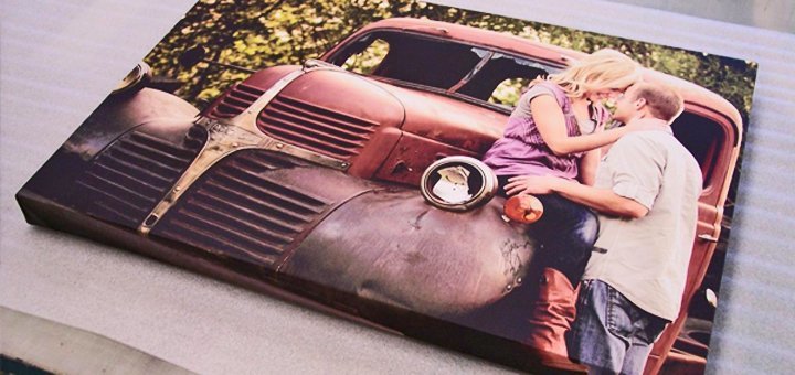 Discounts for photo printing on canvas of any size from the figaro-photo studio