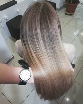 Hair coloring in the Beauty Pro salon in Kharkov. Order with a discount